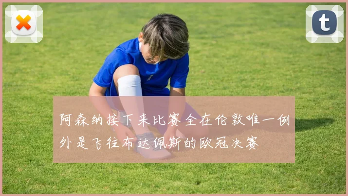 阿森纳接下来比赛全在伦敦唯一例外是飞往布达佩斯的欧冠决赛