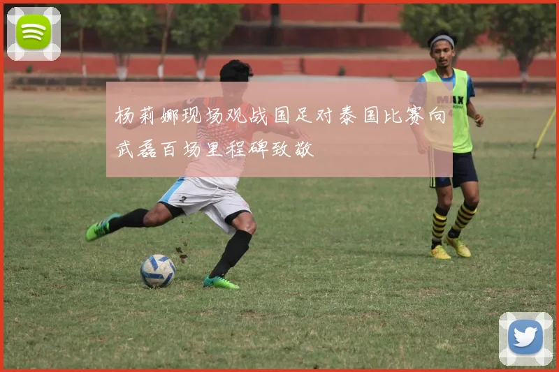 杨莉娜现场观战国足对泰国比赛向武磊百场里程碑致敬